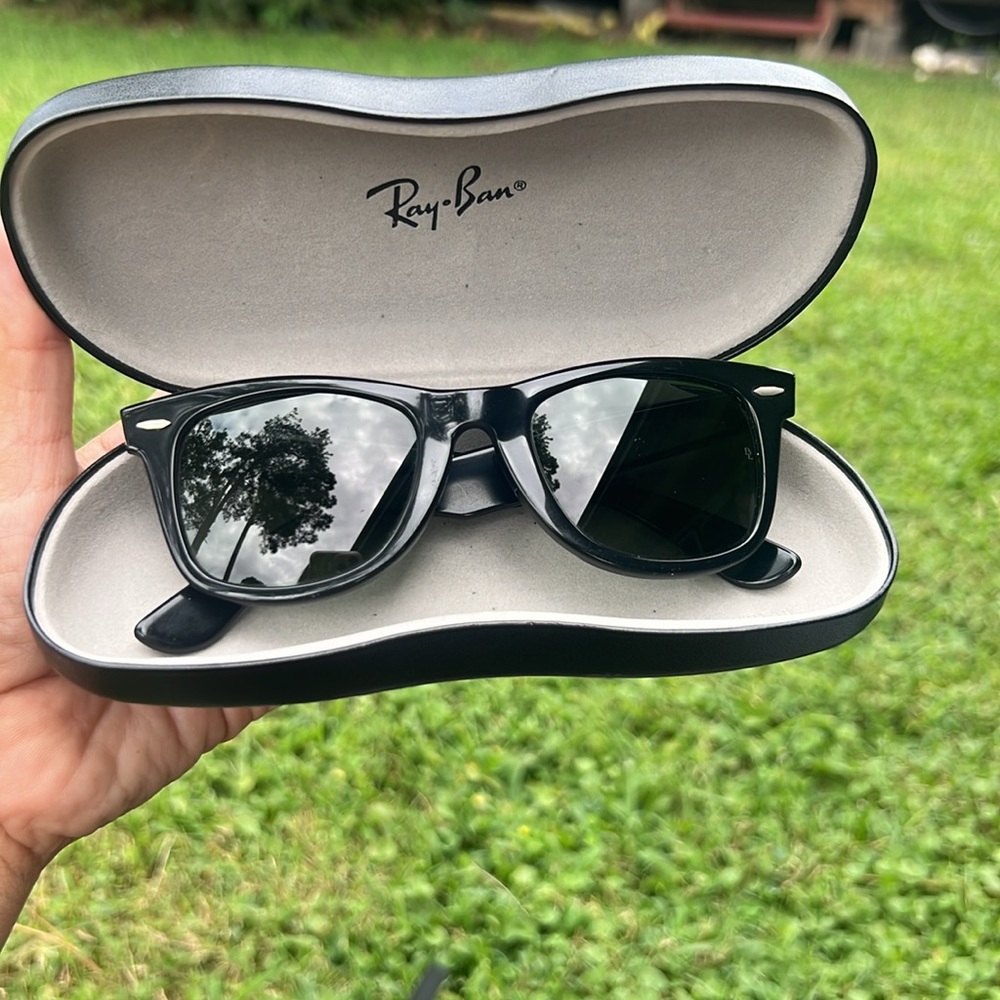 VINTAGE Ray Ban B&L 5022 Classic Wayfarer Sunglasses in Black Ebony